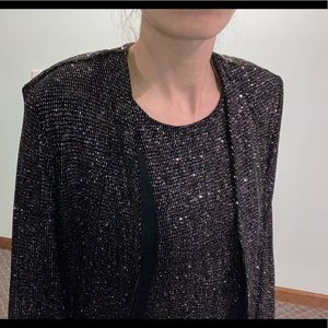 Sparkly tank and blazer set